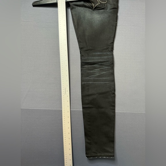 Affliction Women's Black Jeans W w 27 x l 39 x ins 31 - Picture 7 of 7